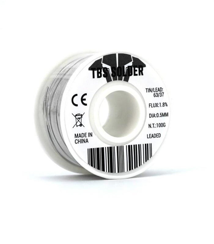 TBS Multicore 63/37 Rosin Core Solder Wire – 100G DIA 0.5MM