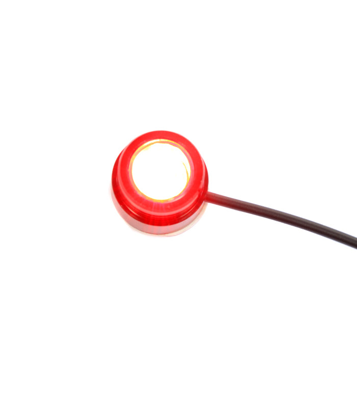 Super Bright 12V (3S) LED with Dia 25mm Metal Housing, Lens & Long Wire