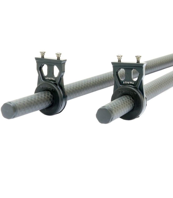 Tarot 10-12mm Lengthened Tube Clamp with Shock Absorbing Rubber Damper – 2Pcs TL8X006