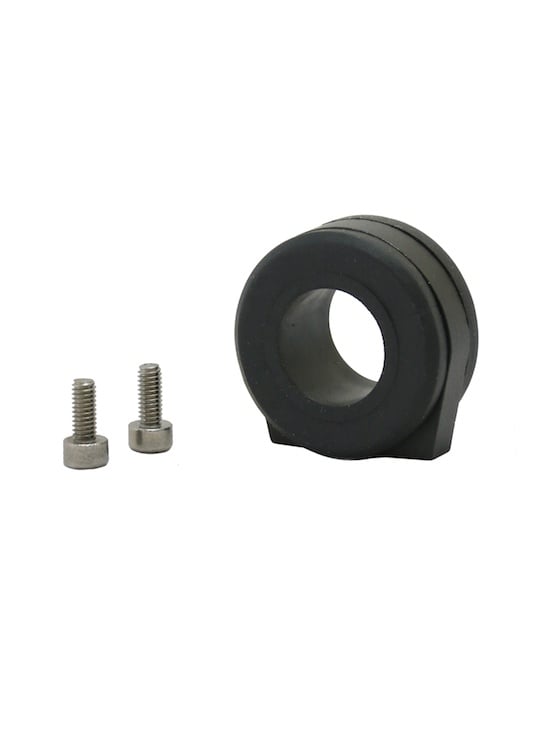 Shock absorbing aluminium tube clamp (8-12mm)