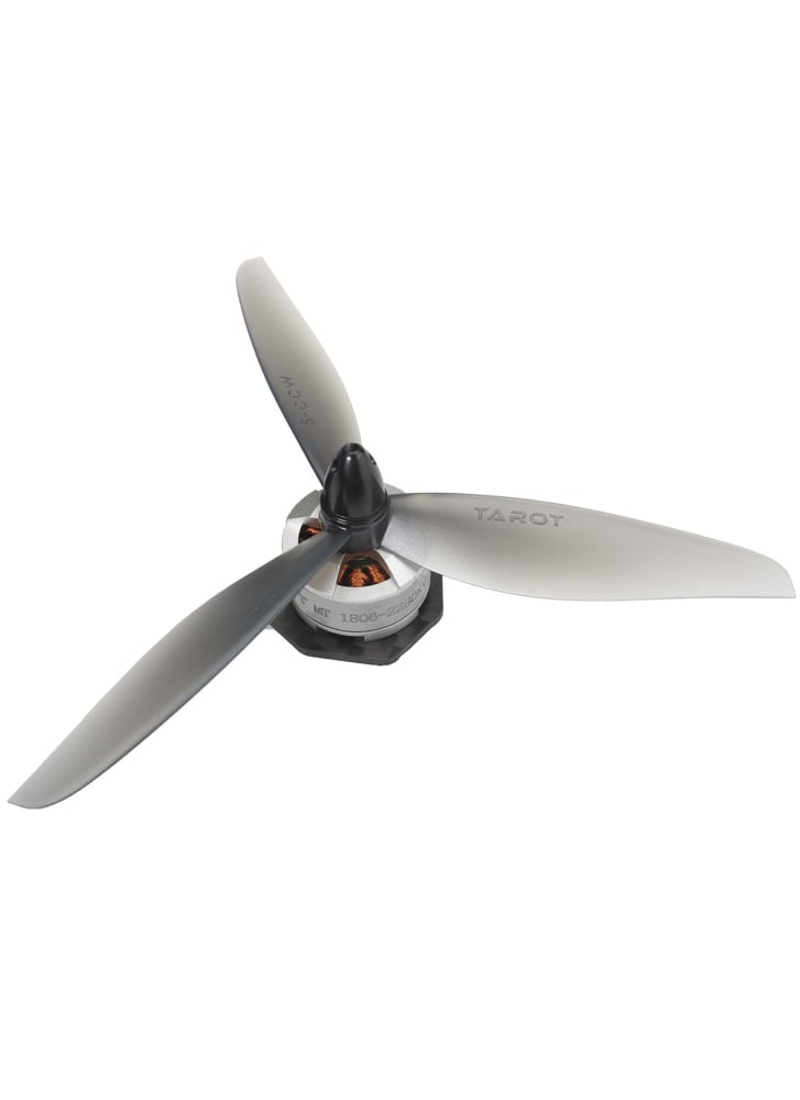 Tarot 5inch 5045 Tri-Blade Propellers Grey (TL1605/6)