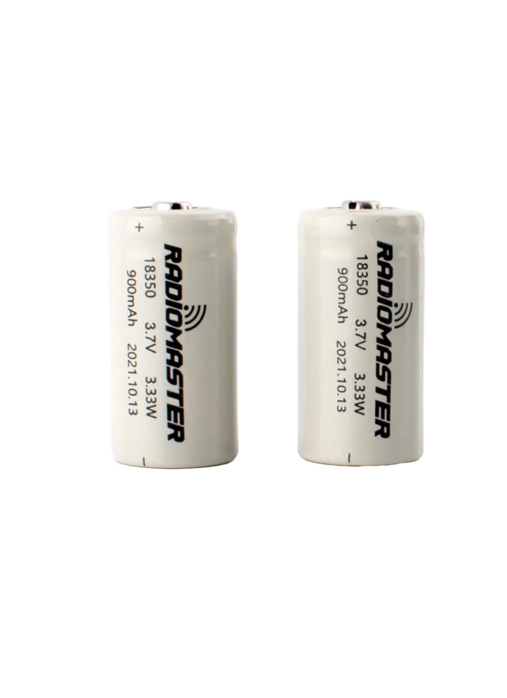 RadioMaster 900mah 3.7v Li-ion 18350 Cells for Zorro Radio