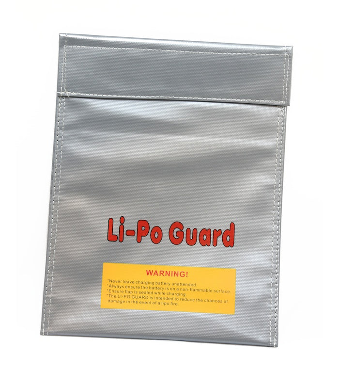 RC LiPo Guard Fireproof Charge Storage Bag – Various Sizes