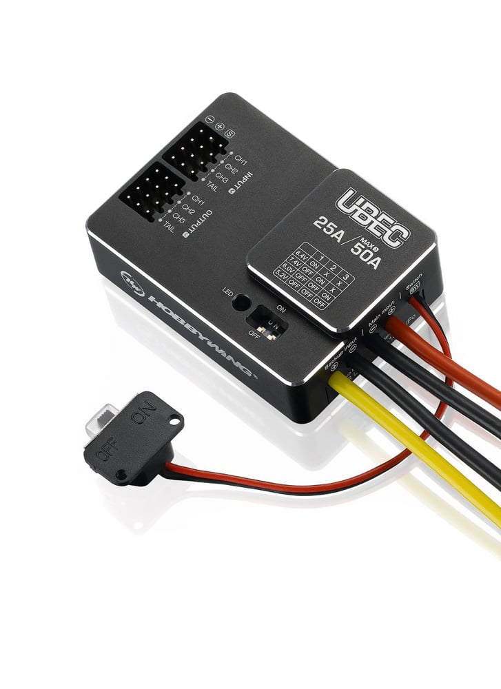 Hobbywing 25A 3-18S HV UBEC with 5.2/6/7.4/8.4 Output