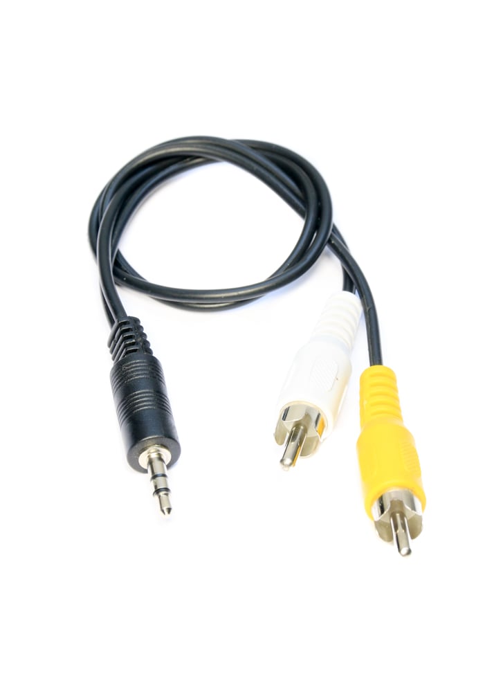 Male AV Monitor Cable for FPV Receiver 3.5mm / 2.5mm