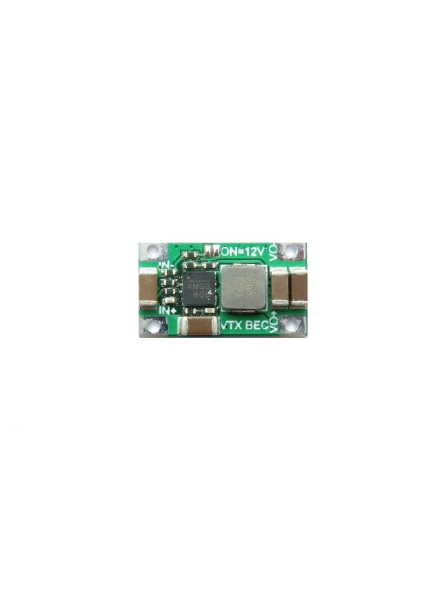 Mini 5V (3A) /12V (2A) Step Down Voltage Regulator – Input 2-6S