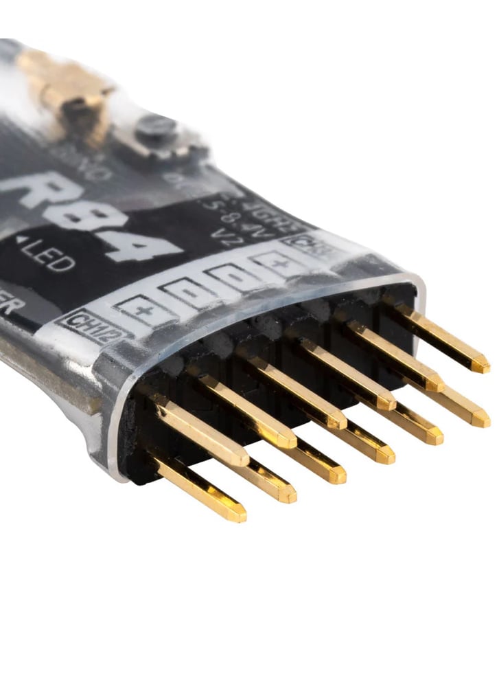 RadioMaster R Series R84 V2 4 Channel Receiver – D8, D16 & SFHSS Compatible