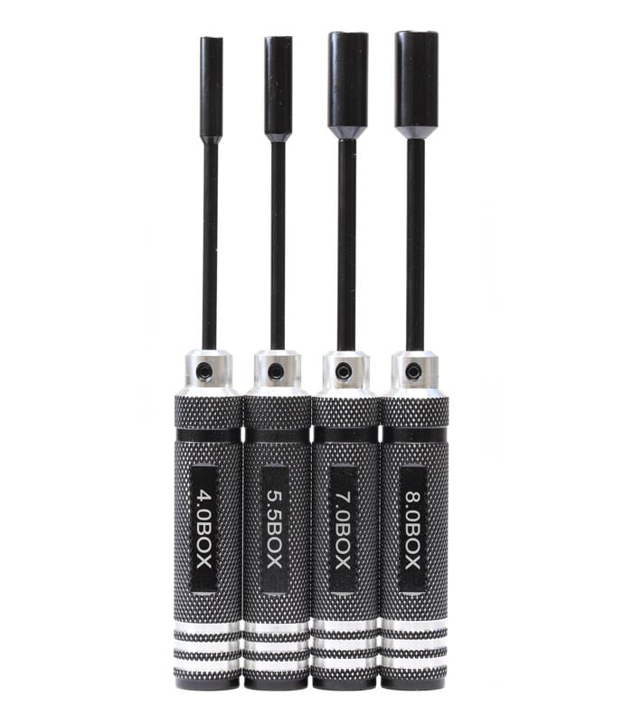 Hex Socket Driver Set 4pcs – 4.0, 5.5, 7.0 & 8.0mm
