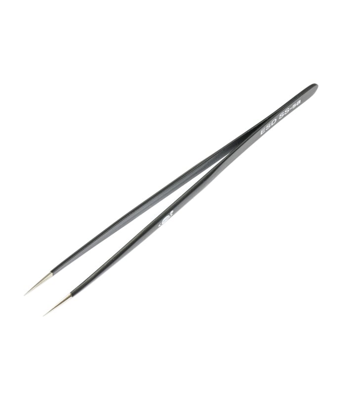 Precision Stainless Steel Fine Point Anti-Static Tweezers