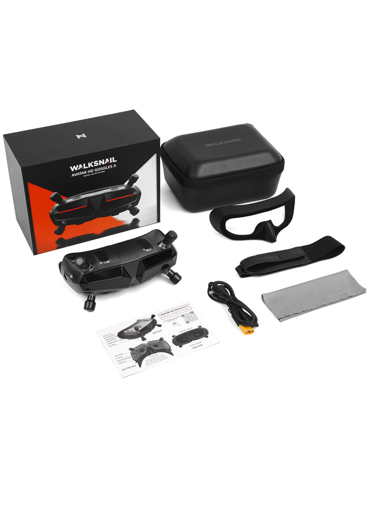 Walksnail Avatar HD Goggles X (V2 Head Tracker Built in)