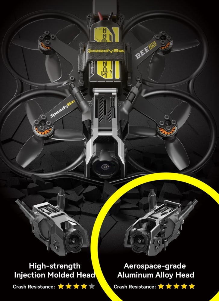 SpeedyBee Bee25 Aluminum Alloy Nose Upgrade Kit
