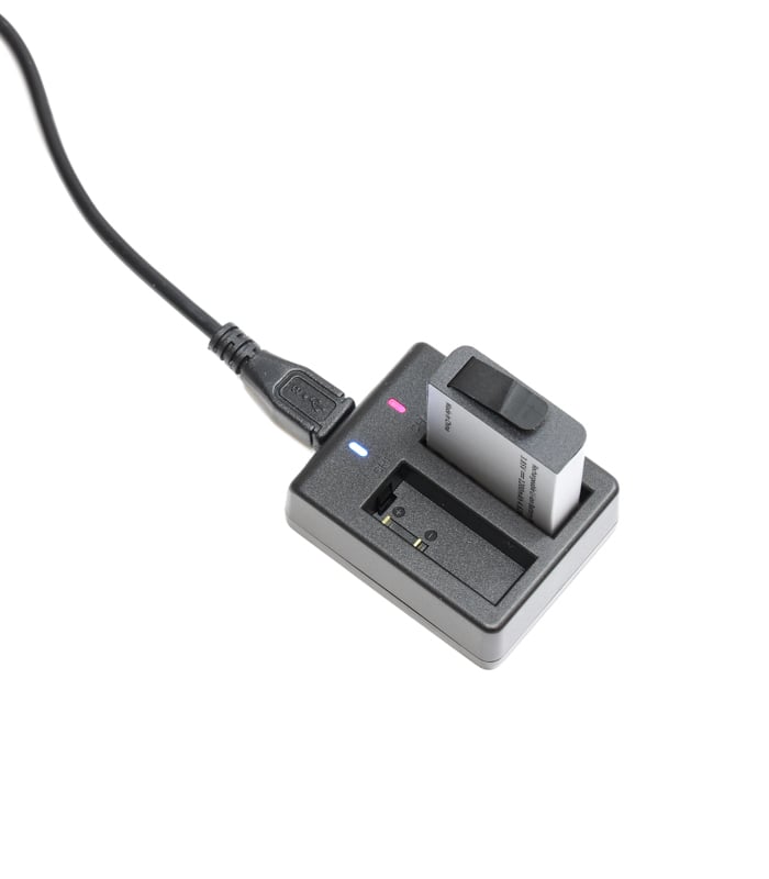 USB Dual Battery Charger for Hawkeye Firefly Action Camera