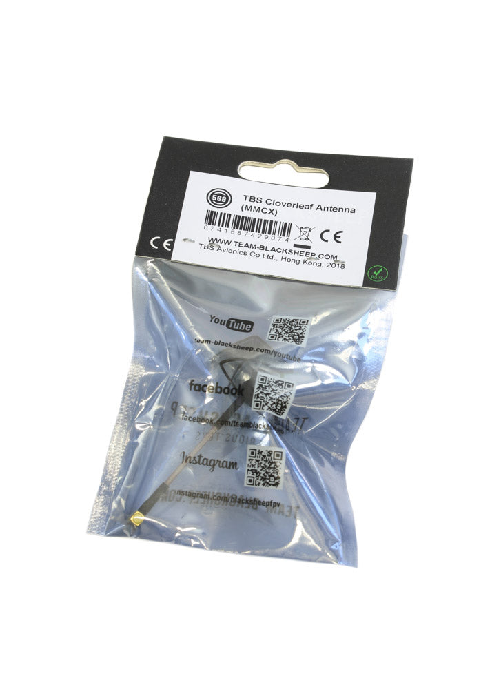TBS Racing Drone Cloverleaf Antenna RHCP (MMCX)