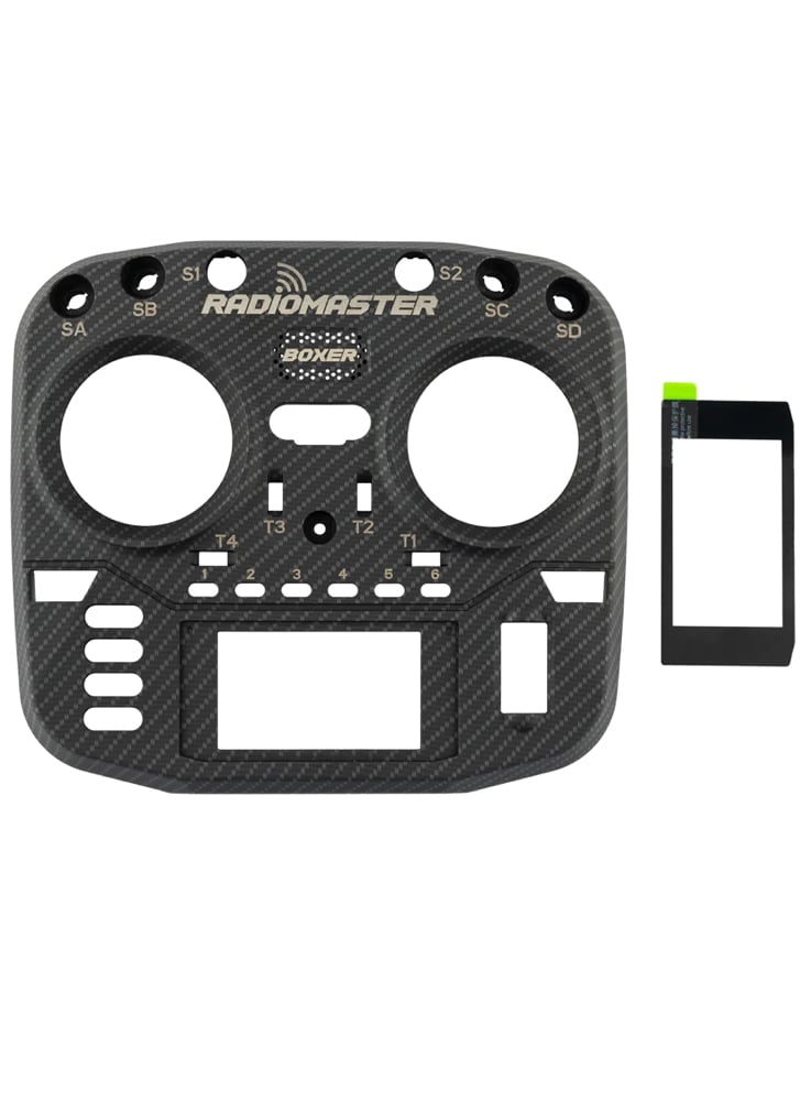 Radiomaster Boxer Carbon Fiber Faceplate Set