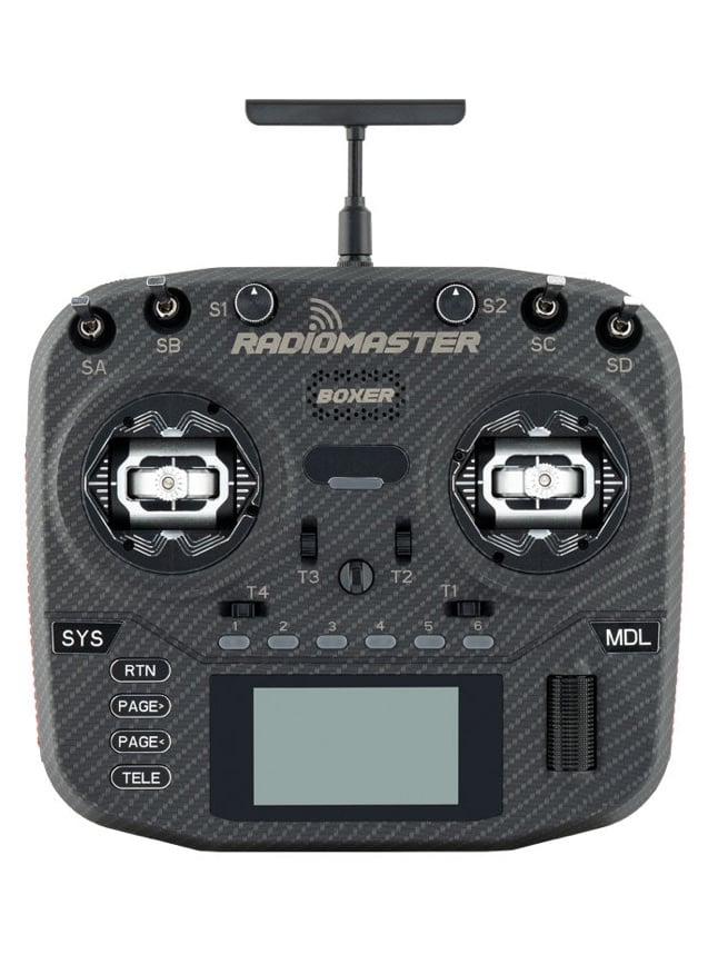 Radiomaster Boxer Carbon Fiber Faceplate Set