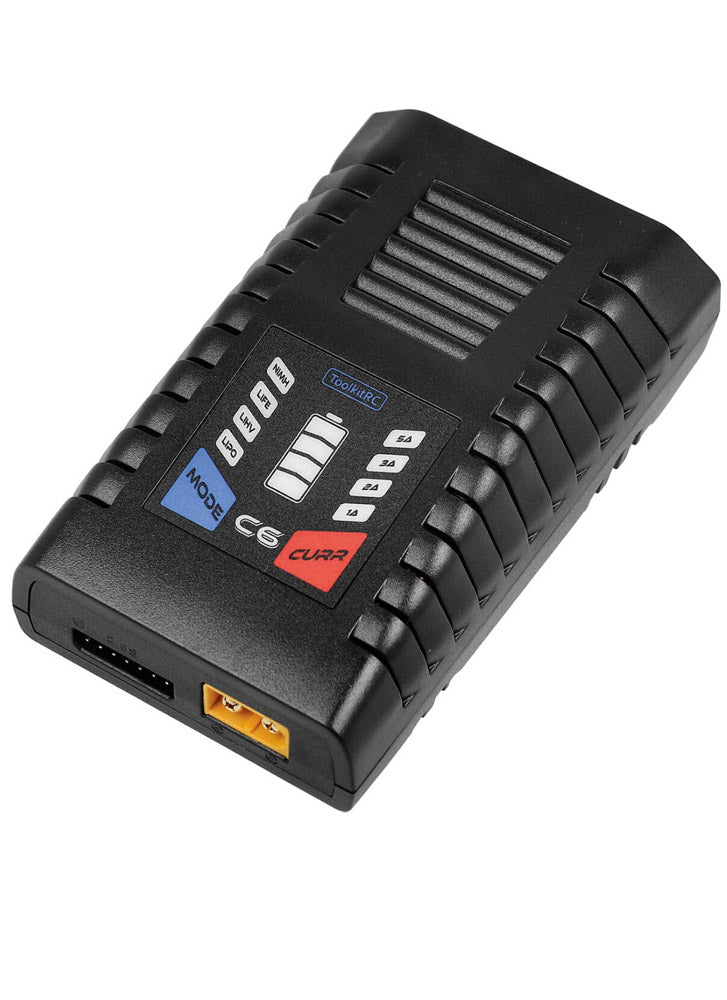 ToolkitRC – C6 Compact AC Charger 1-6S 50w 5A LiPo/LiHV/NiMH/NiCd