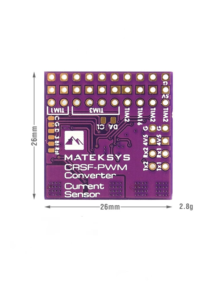 Matek CRSF To 10CH PWM Converter (CRSF-PWM-C)