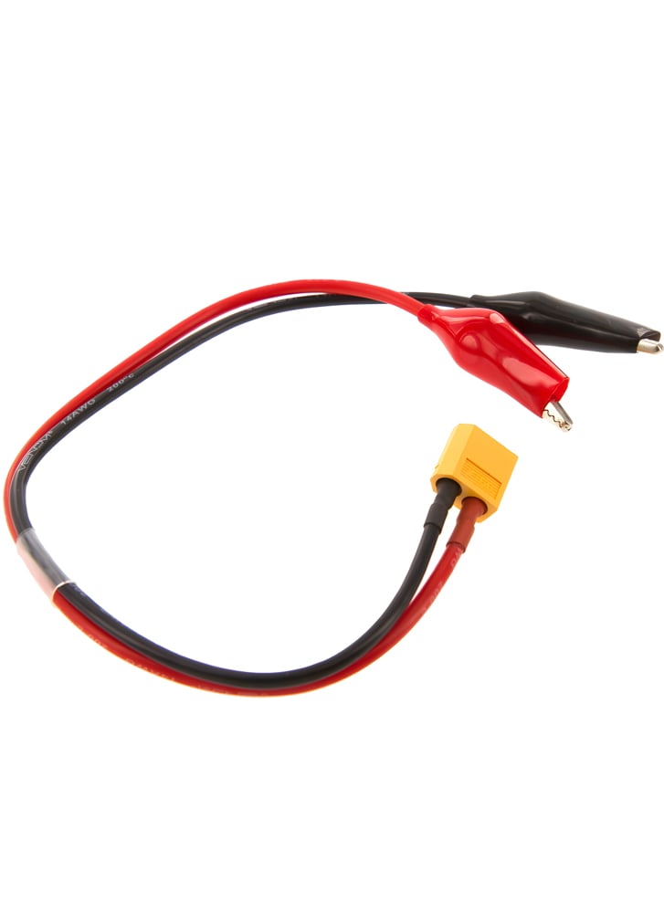 XT60 Male to Crocodile Clips Adapter Power Cable