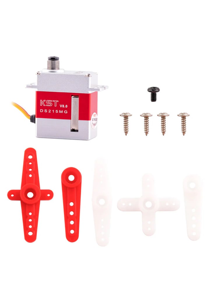 KST DS215MG V8.0 Digital Metal Geared Micro Servo 4.0Kgf.cm 0.05sec for RC Glider and Helicopters