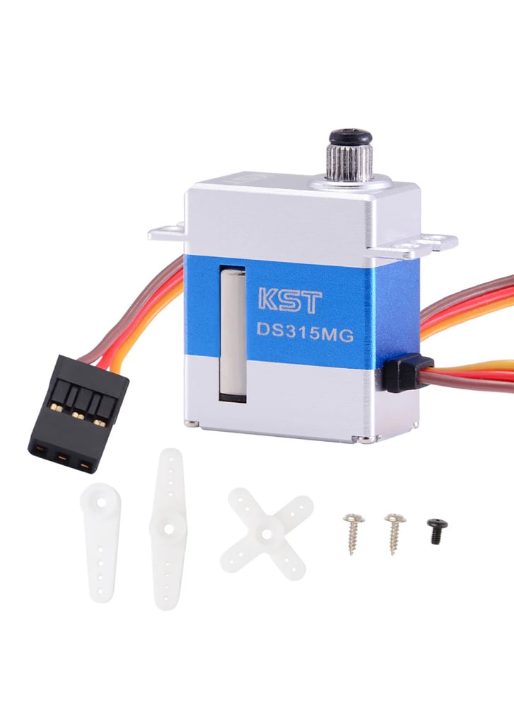 KST DS315MG V8.0 Mini Digital Metal Gear Coreless Servo 4.8kg 0.07sec for RC Helicopters