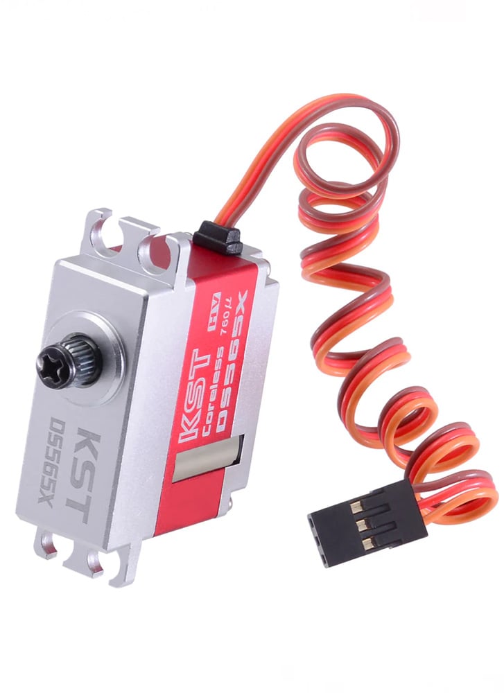 KST DS565X HV Digital Metal Geared Tail Coreless Servo 6.0Kgf.cm 0.04sec for Heli 325-425