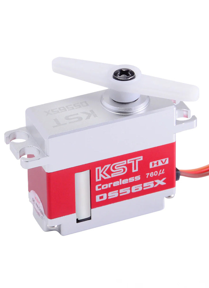 KST DS565X HV Digital Metal Geared Tail Coreless Servo 6.0Kgf.cm 0.04sec for Heli 325-425