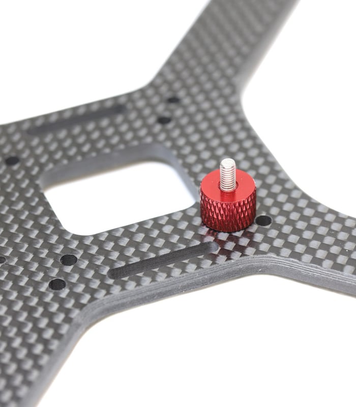 M3 Anodised Aluminium Alloy Thumb Nut with Knurling