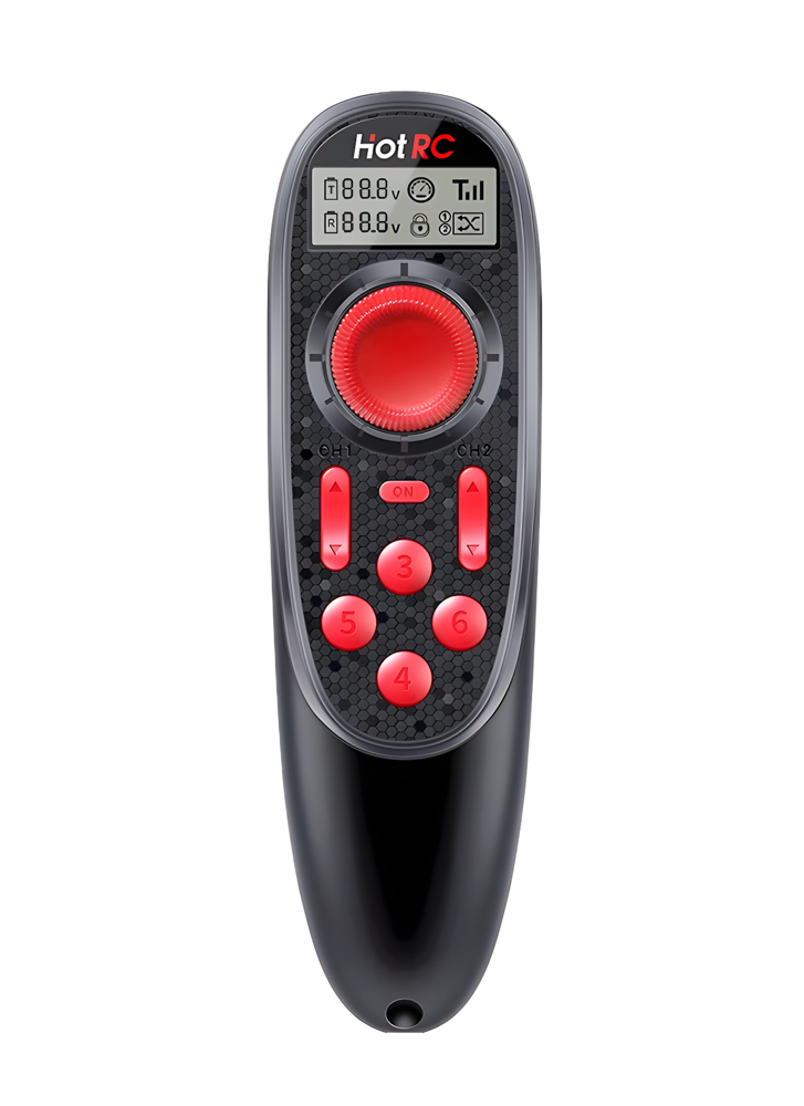 HotRC DS600 V3 One-handed 2.4GHz 6 Channel Radio Set