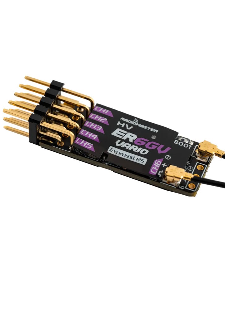 Radiomaster ER6GV 6CH ELRS PWM Receiver with Vario