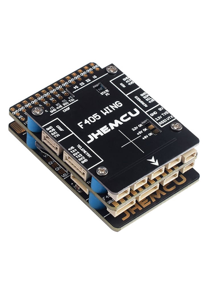 JHEMCU F405 Wing INAV Flight Controller + Barometer Gyroscope OSD Blackbox BEC