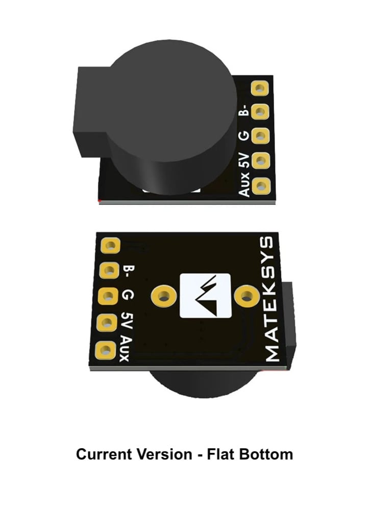 Matek 5V Piezo Buzzer Lost Model Alarm Compatible with FC or PWM