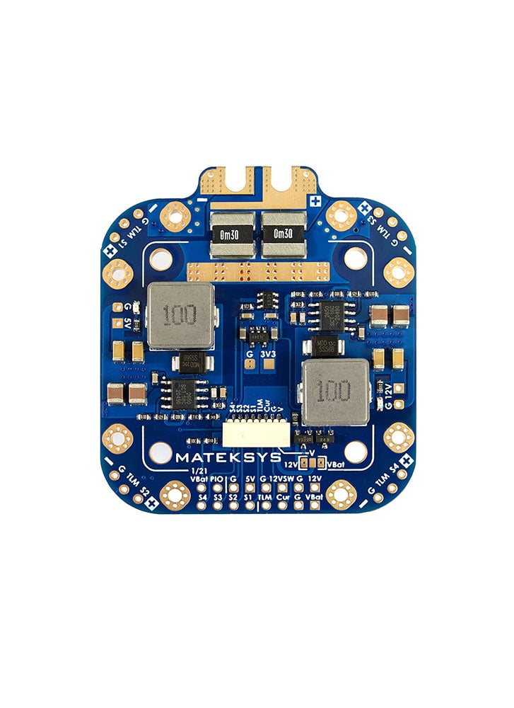 Matek FCHUB-12S V2 PDB with 440A Current Sensor & Dual BEC for X Class Quad