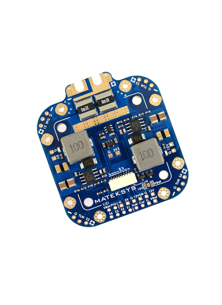 Matek FCHUB-12S V2 PDB with 440A Current Sensor & Dual BEC for X Class Quad