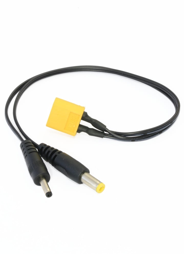 XT60 to 3.5mm / 5.5mm DC Power Cable for FPV Equipment