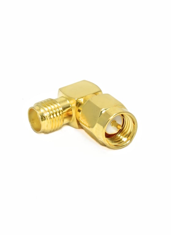 SMA Female to SMA Male Right Angle Adapter