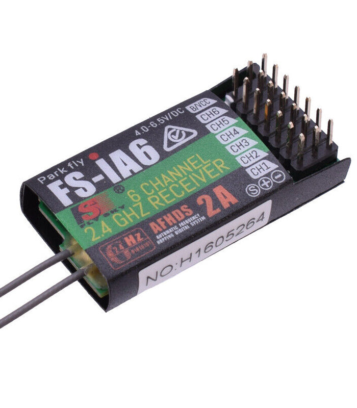Turnigy / Flysky 2A iA6 Receiver 6CH 2.4Ghz AFHDS Telemetry Rx