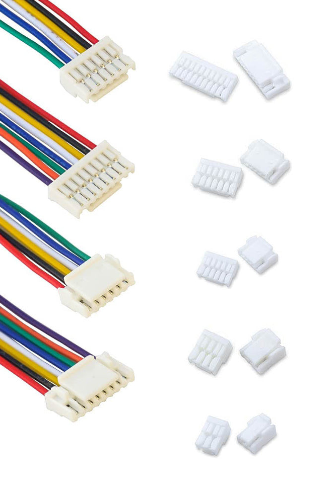 JST GH 1.25 Connectors & Pre-Crimped Silicone Wire Cable Set