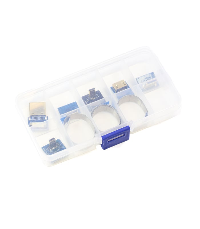 HDMI Flat Ribbon Cable with Standard, Mini and Micro Connectors Bundle Set