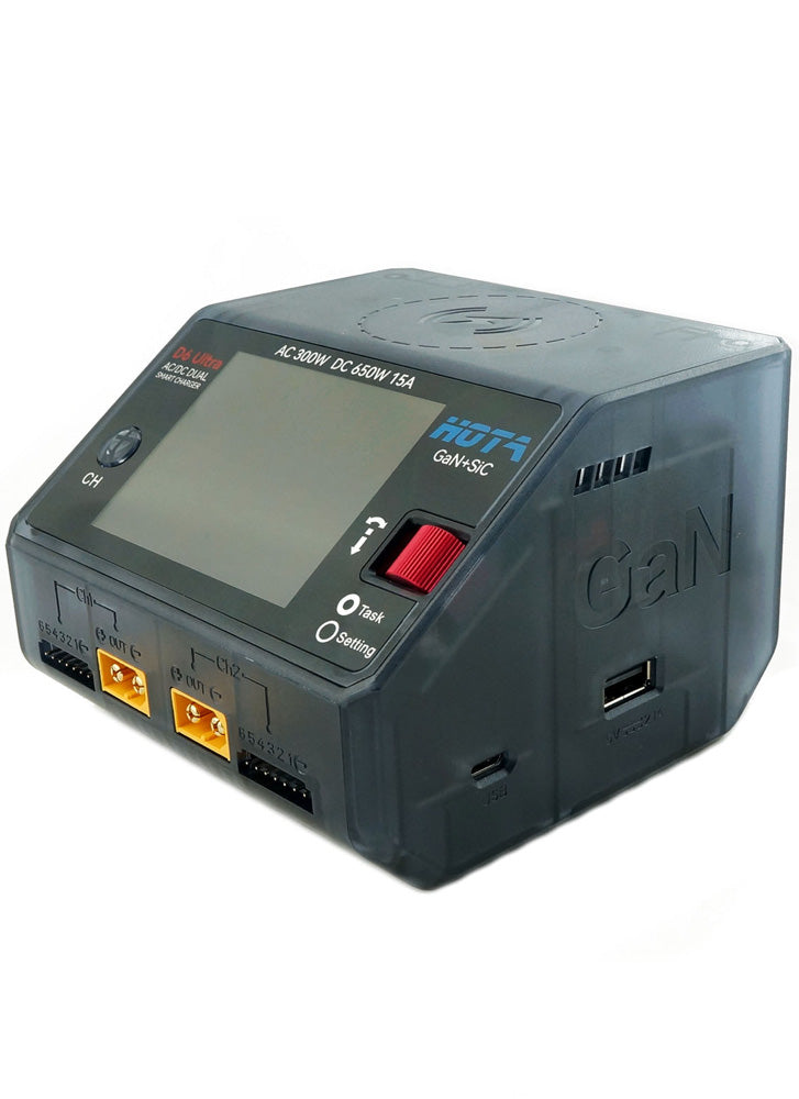 HOTA D6 Ultra 650W AC/DC Dual Channel Charger