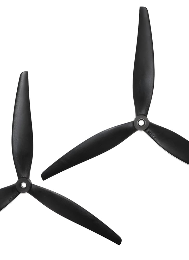 HQProps LR 8×4.2 Tri-Blade Glass Fiber Reinforced Nylon Propellers (1CW+1CCW)