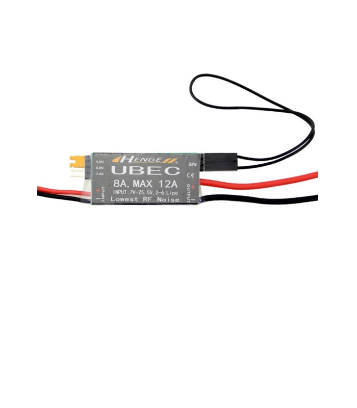 Henge 8A 2-6S Input UBEC with Switchable 5V/6V/7.4V Output