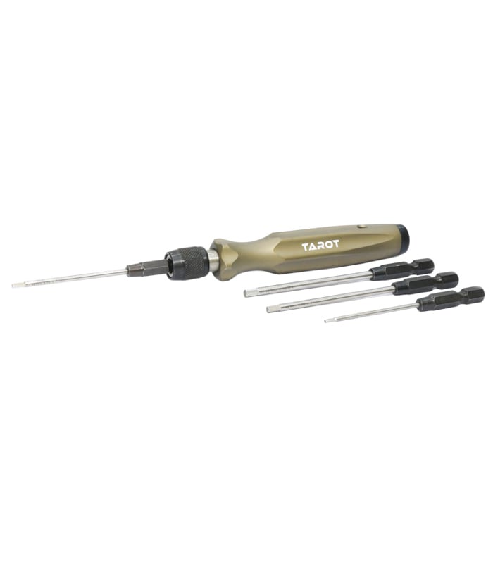 Tarot Quick-Change Four in One Hex Driver Set 1.5, 2.0, 2.5, 3.0mm – TL2885