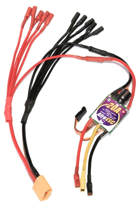 XT60 ESC (3.5mm) Hexacopter Power Breakout Cable