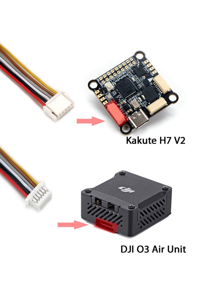 Holybro Kakute H7 cable for DJI O3 Air Unit