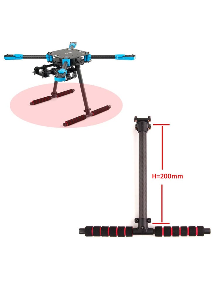 Holybro X500 V2 Carbon Fiber Landing Gear with Plastic Connectors (Single Leg)