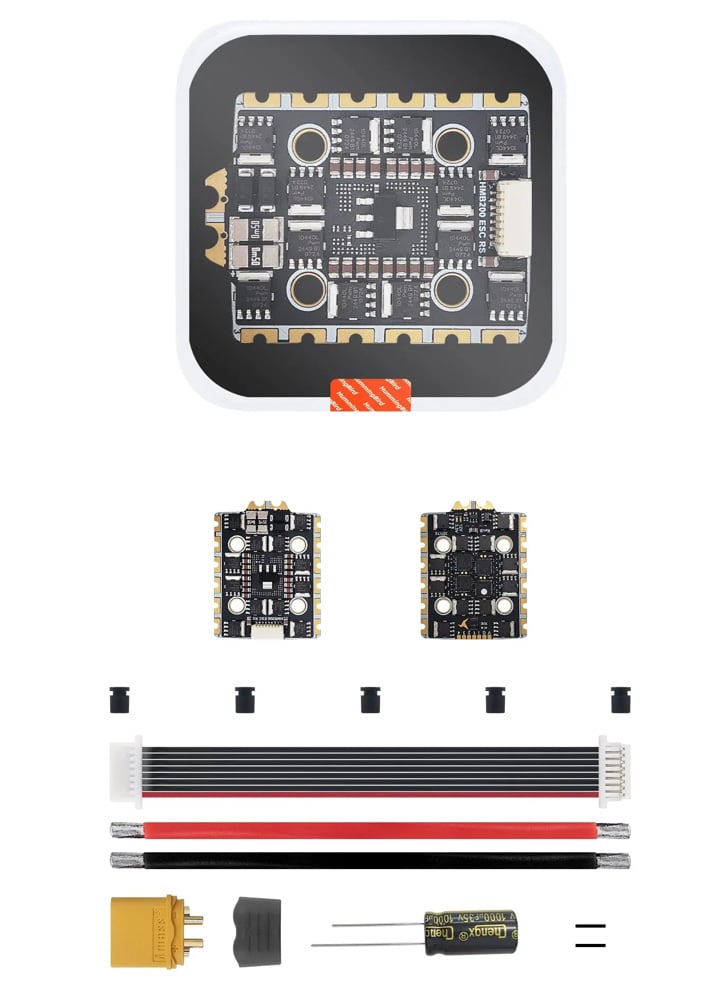 NewBeeDrone 200 4in1 ESC RaceSpec 80A 3-6S AM32 20×20