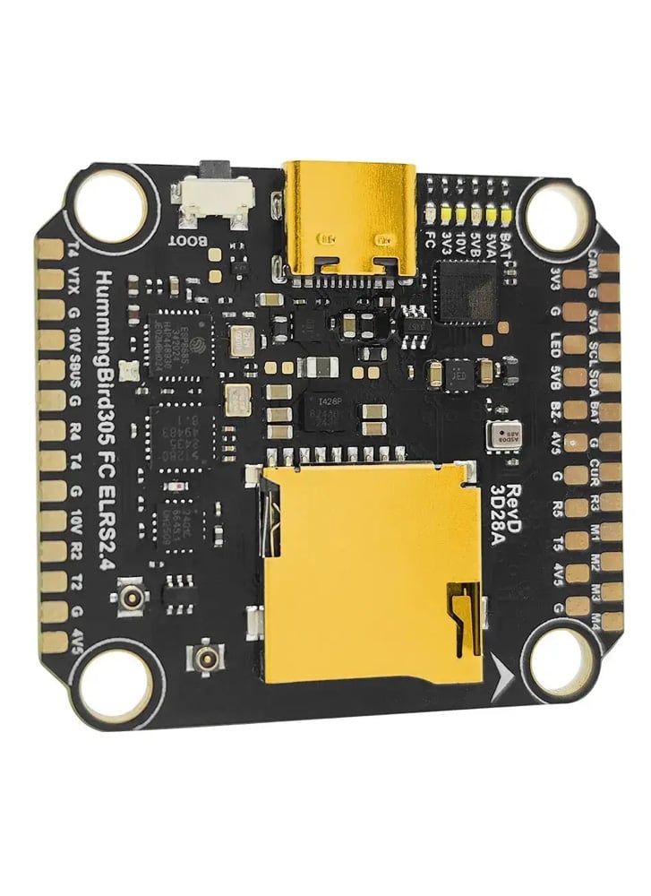 Hummingbird 305 Flight Controller F722 ICM42688 with Diversity ELRS 2.4 Receiver 30×30