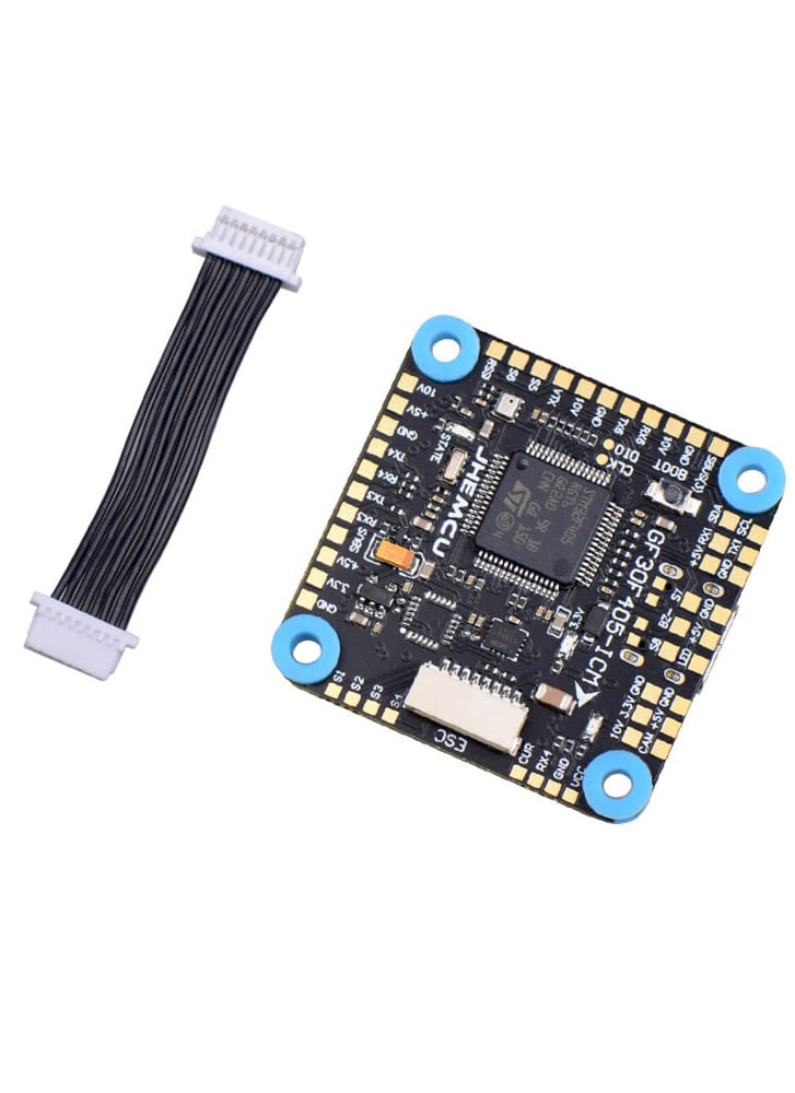 JHEMCU GF30F405-ICM 5V 10V Dual BEC F405 Flight Controller 3-8S 30X30