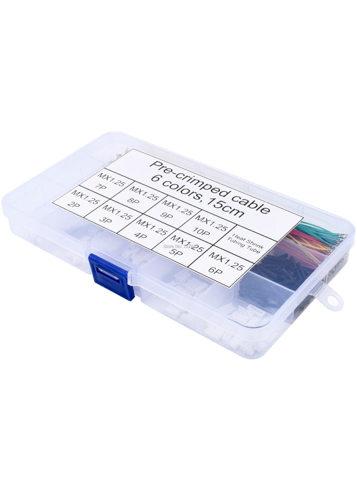 JST MX1.25 Connectors & Pre-Crimped Silicone Wire Cable Set