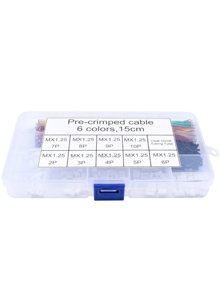 JST MX1.25 Connectors & Pre-Crimped Silicone Wire Cable Set
